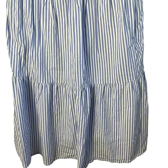 J. Crew Women’s Sz 0 Sleeveless tiered midi dress in cotton poplin AO138 - Picture 6 of 8